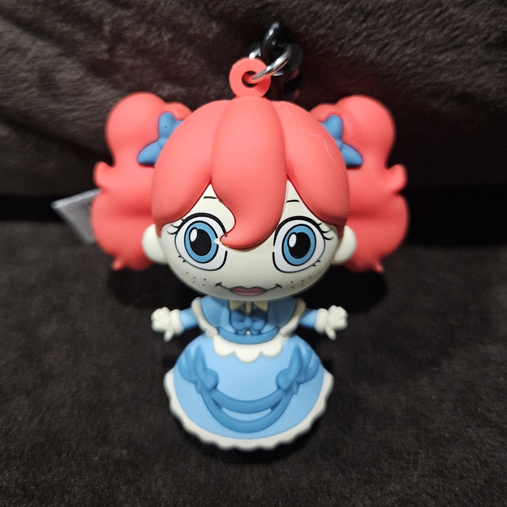 Blue and Pink Doll Keychain